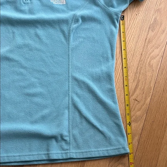 The North Face Women's Teal and White Quarter-Zip Tops - Picture 4 of 16